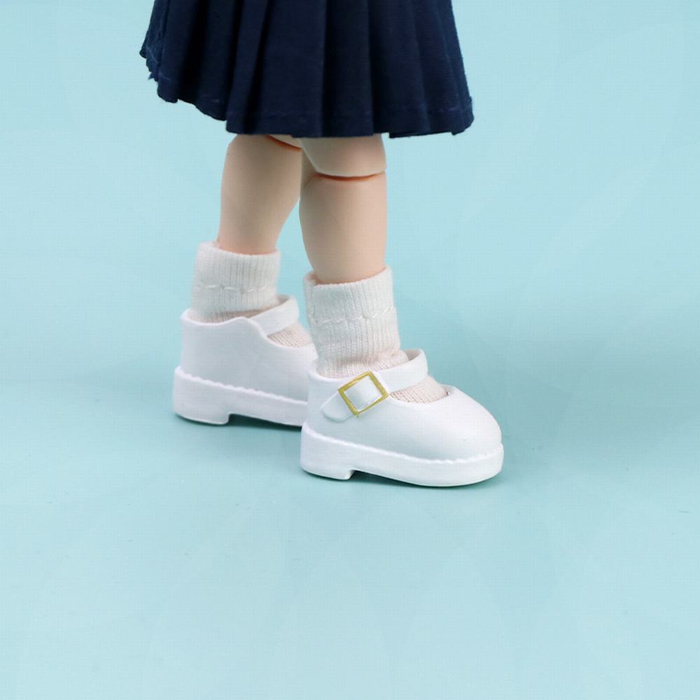 BJD Doll Shoes White Color