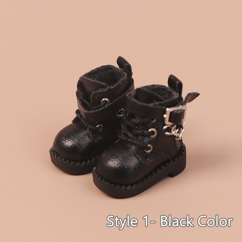 Black Doll Boots