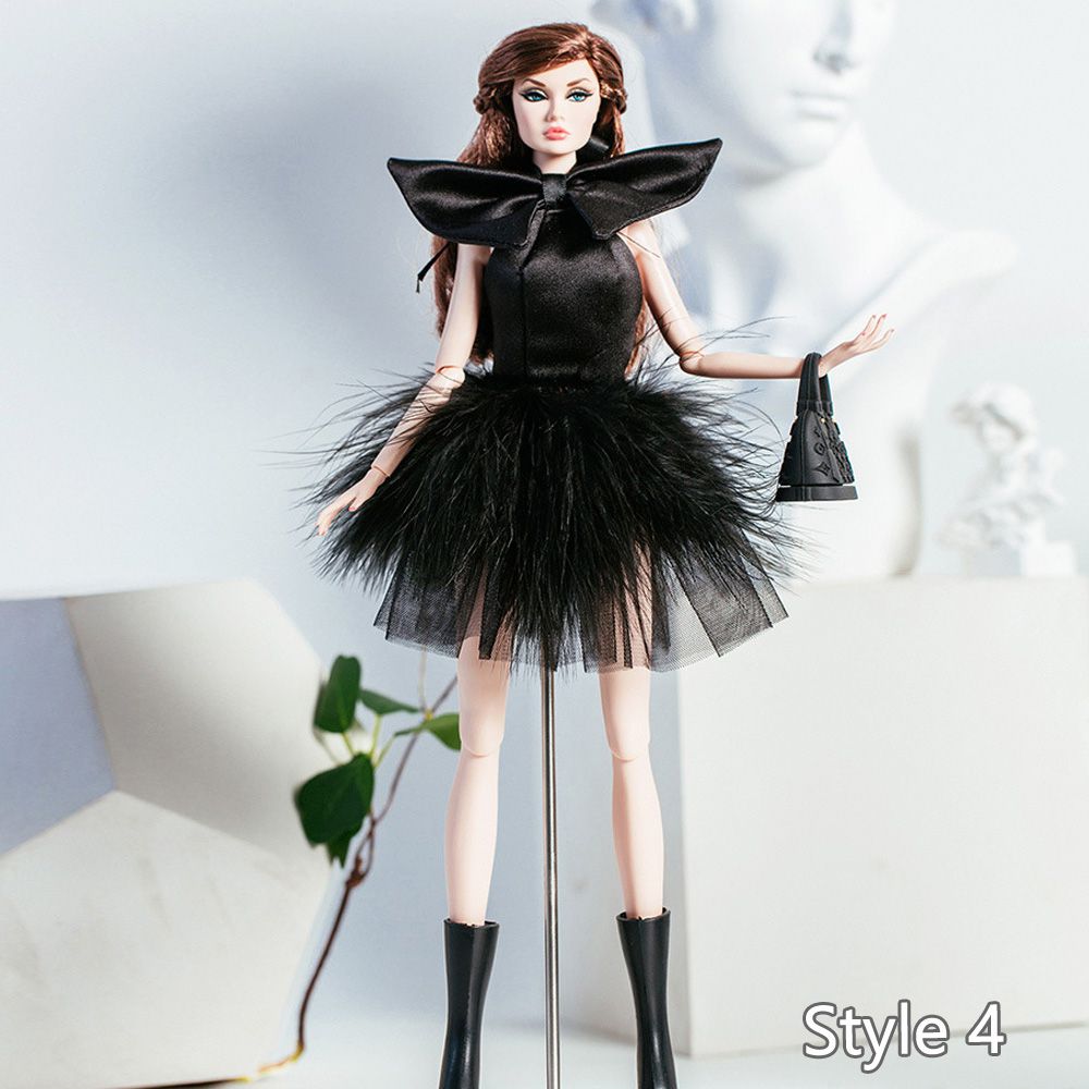 Black Doll Dress for Woman