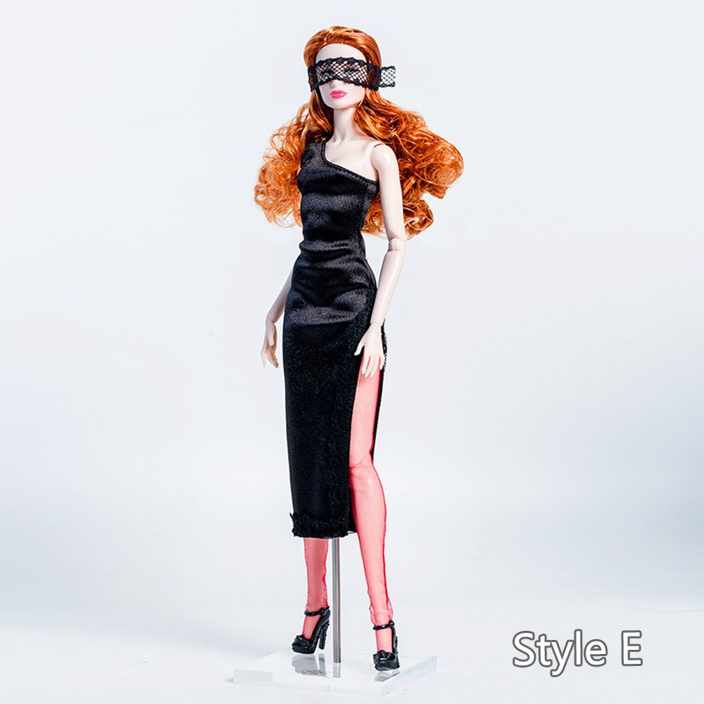 Black Doll Sheath Dress