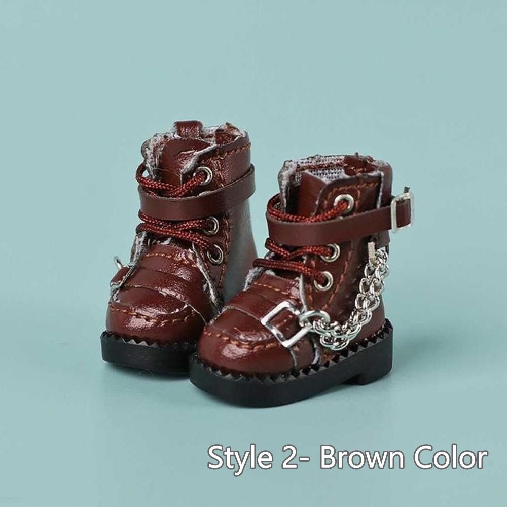 Brown Doll Boots