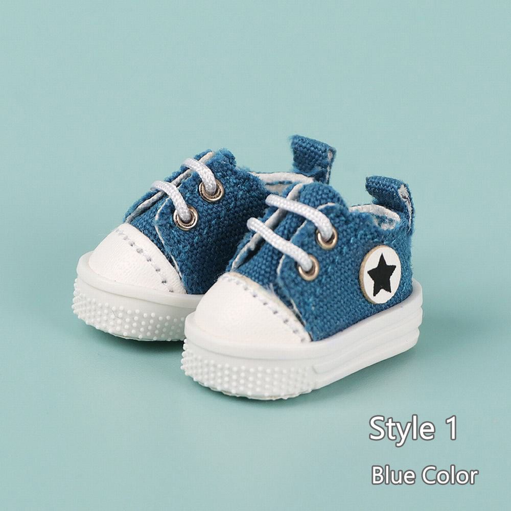 Casual Doll Shoes Blue Color