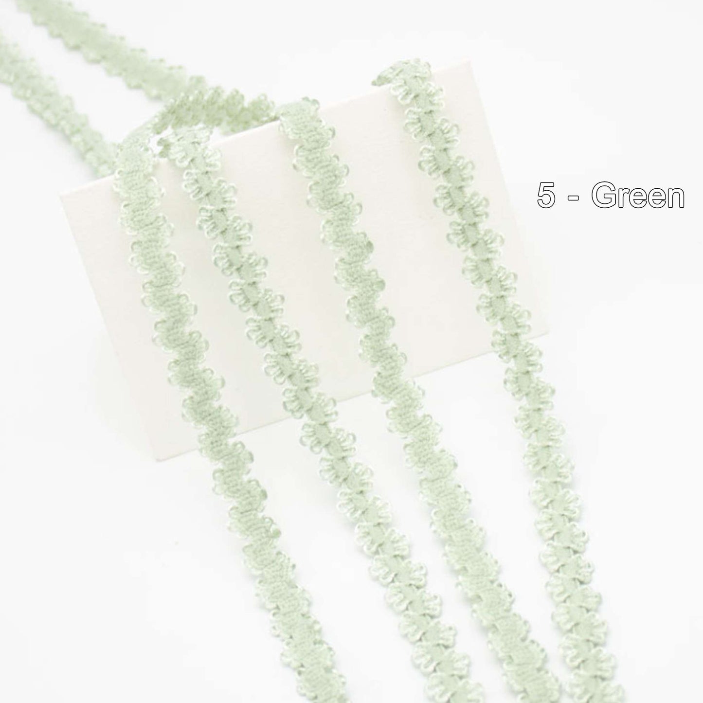 Charm Elastic Trim for Doll Bra Green