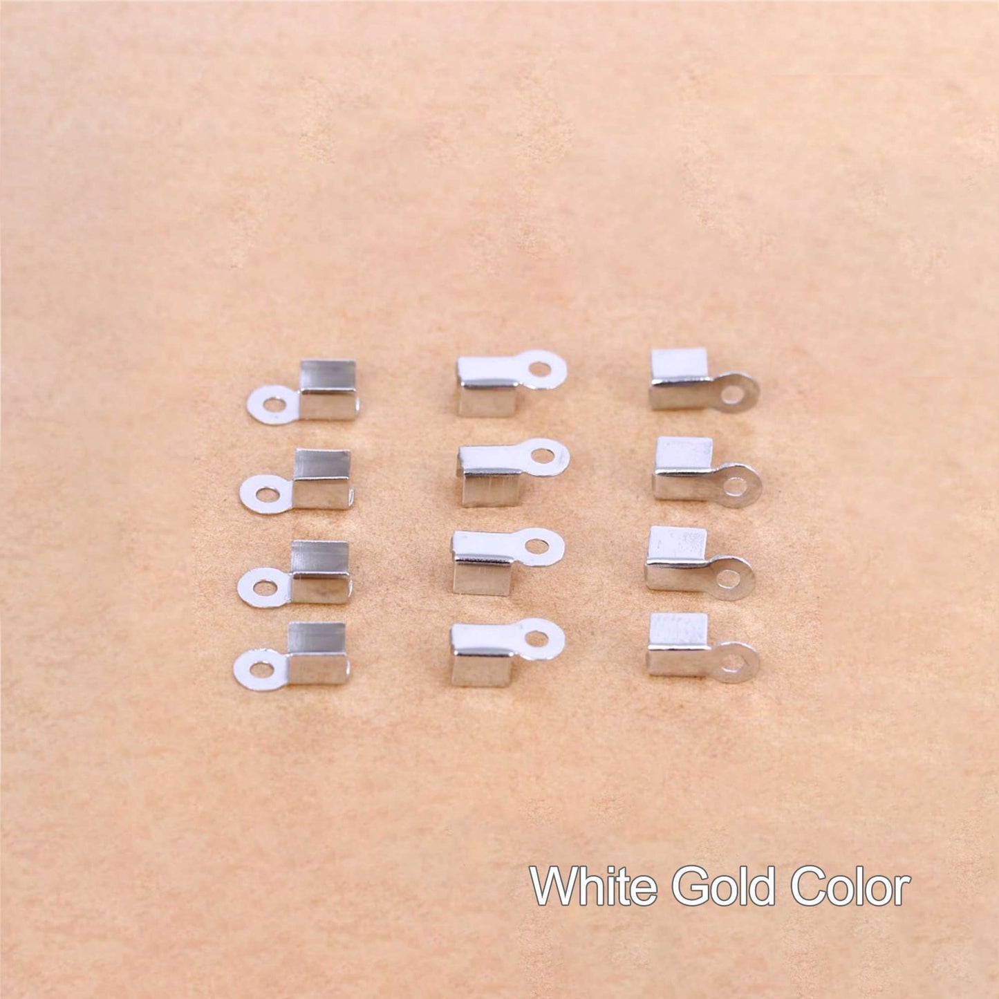 Doll Blet End Tips White Gold