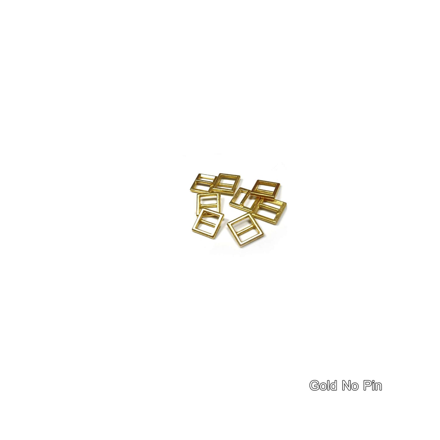 Doll Belt Fastener No Pin Buckle Gold