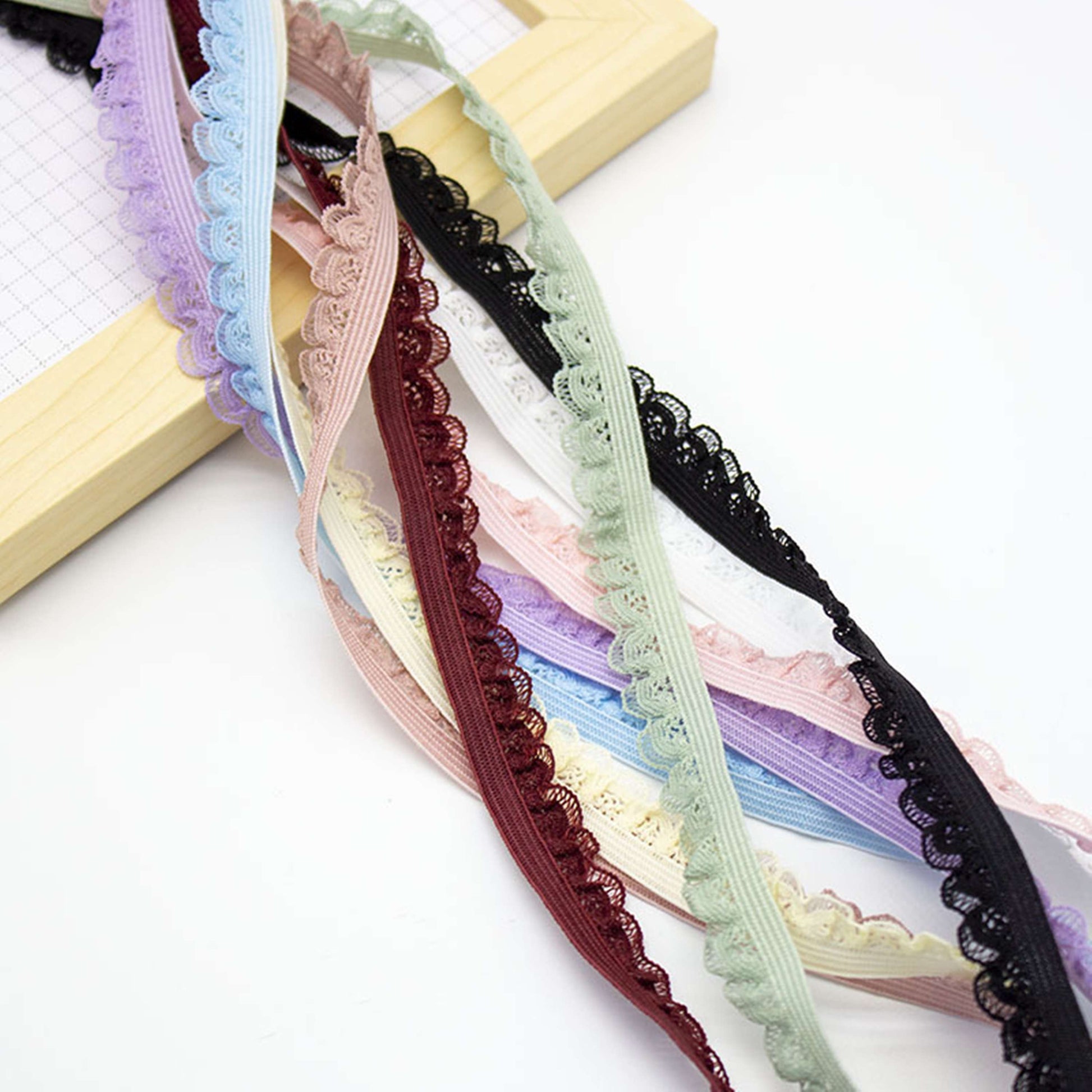 Elastic Lace Trim for Doll Clothes