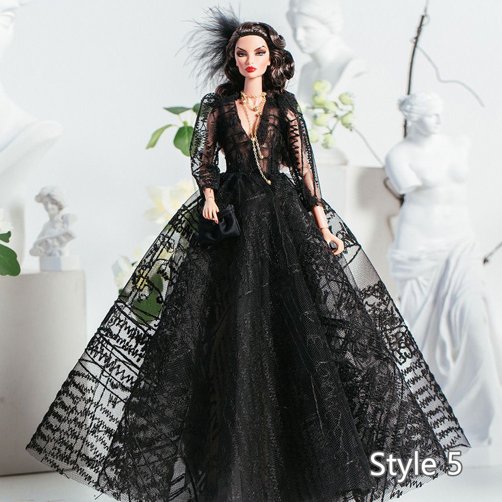 Long Black Doll Dress