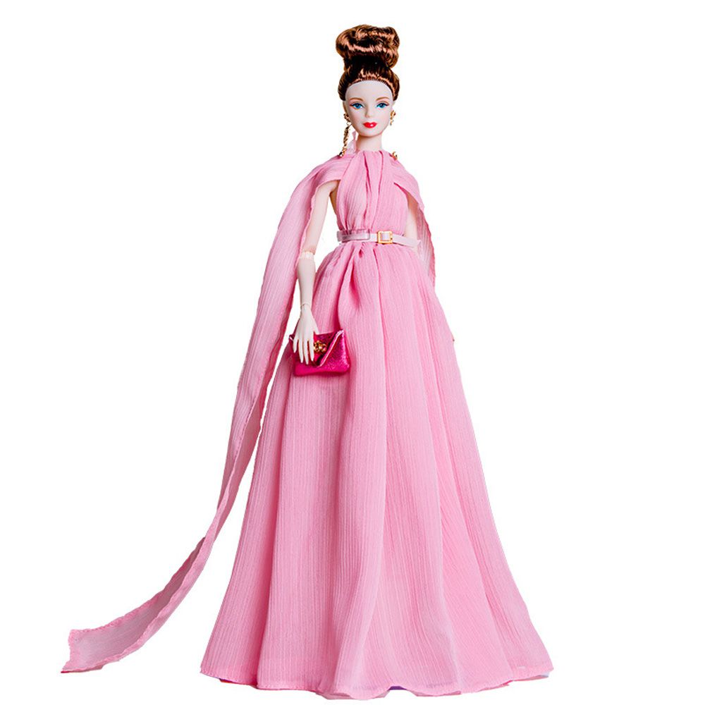 Long Pink Doll Dress