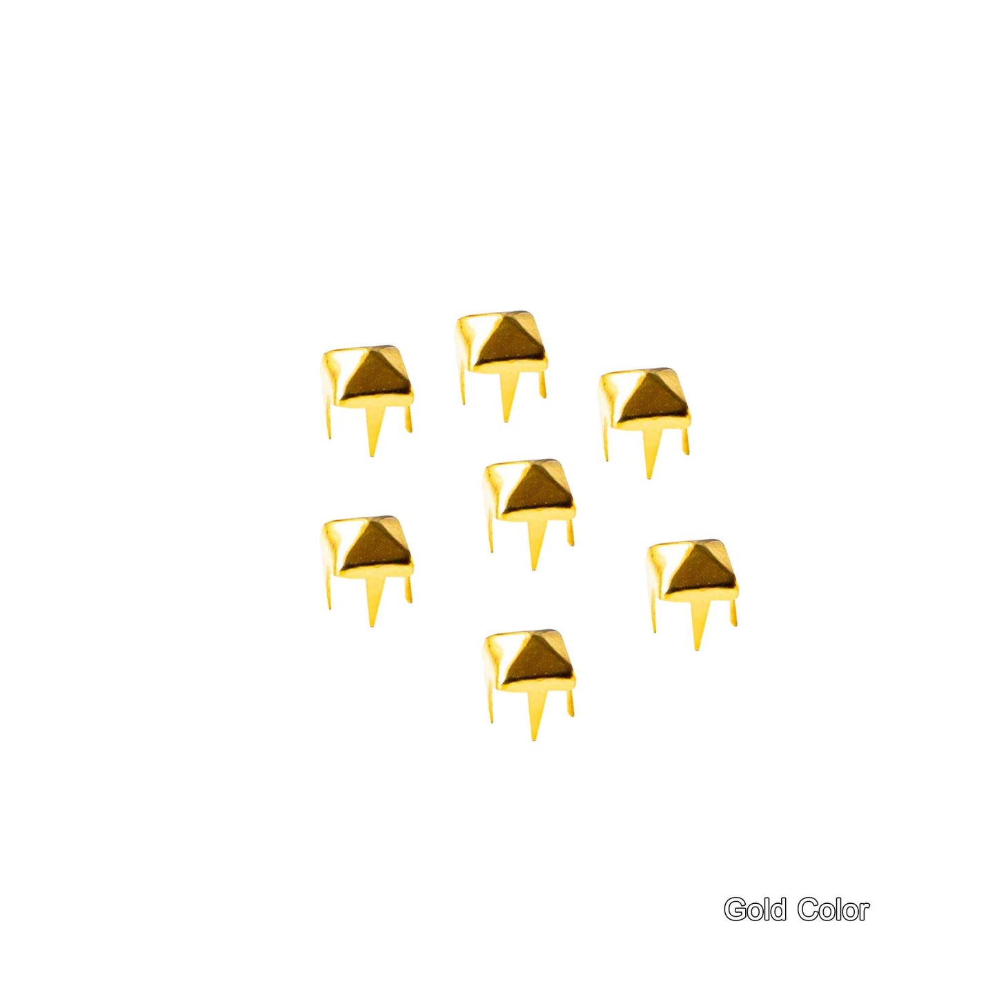 Tiny Doll Claw Rivets Studs 4mm Gold