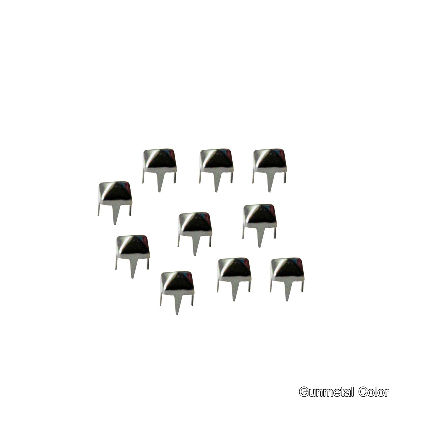 Tiny Doll Claw Rivets Studs 4mm Gunmetal