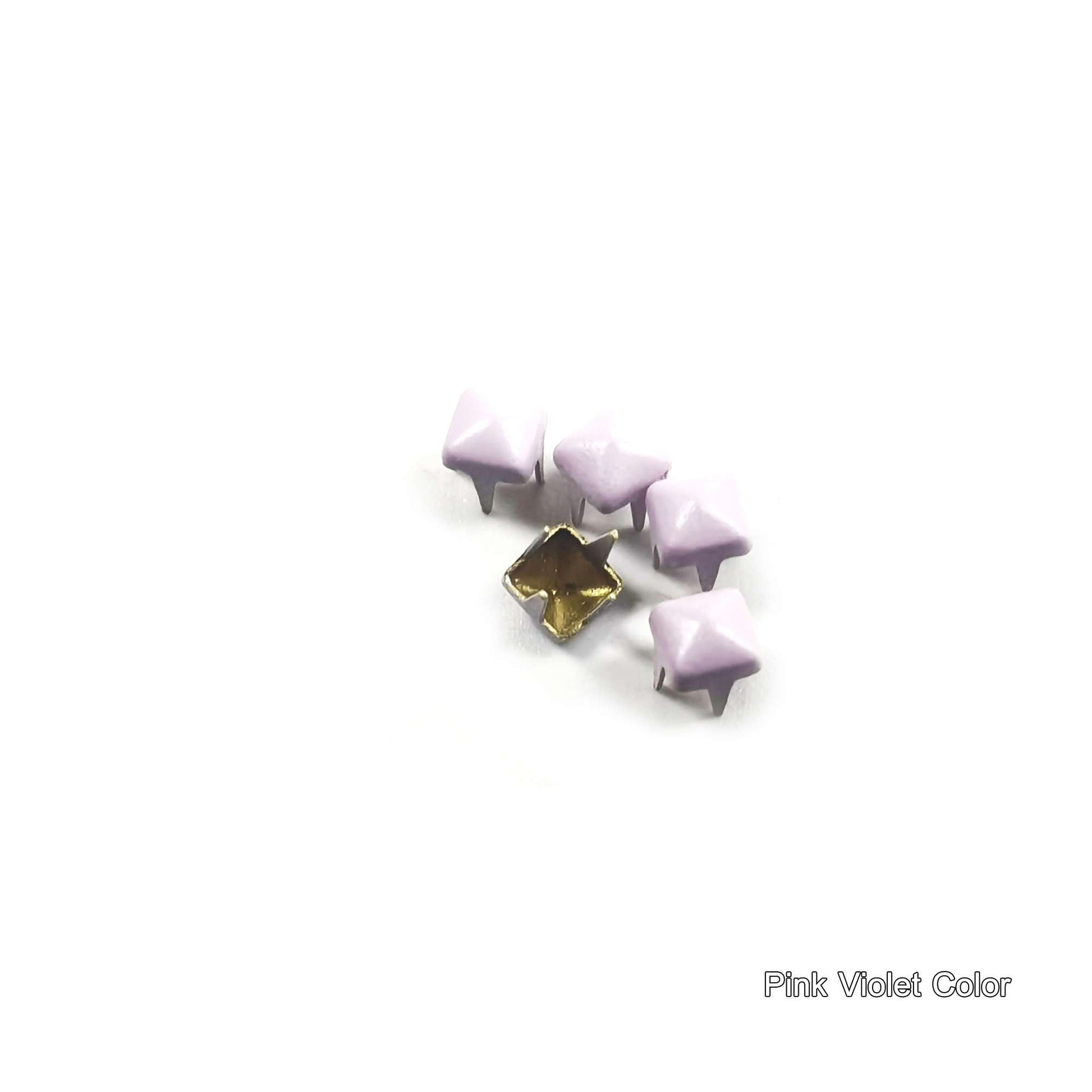 Tiny Doll Claw Rivets Studs 4mm Pink