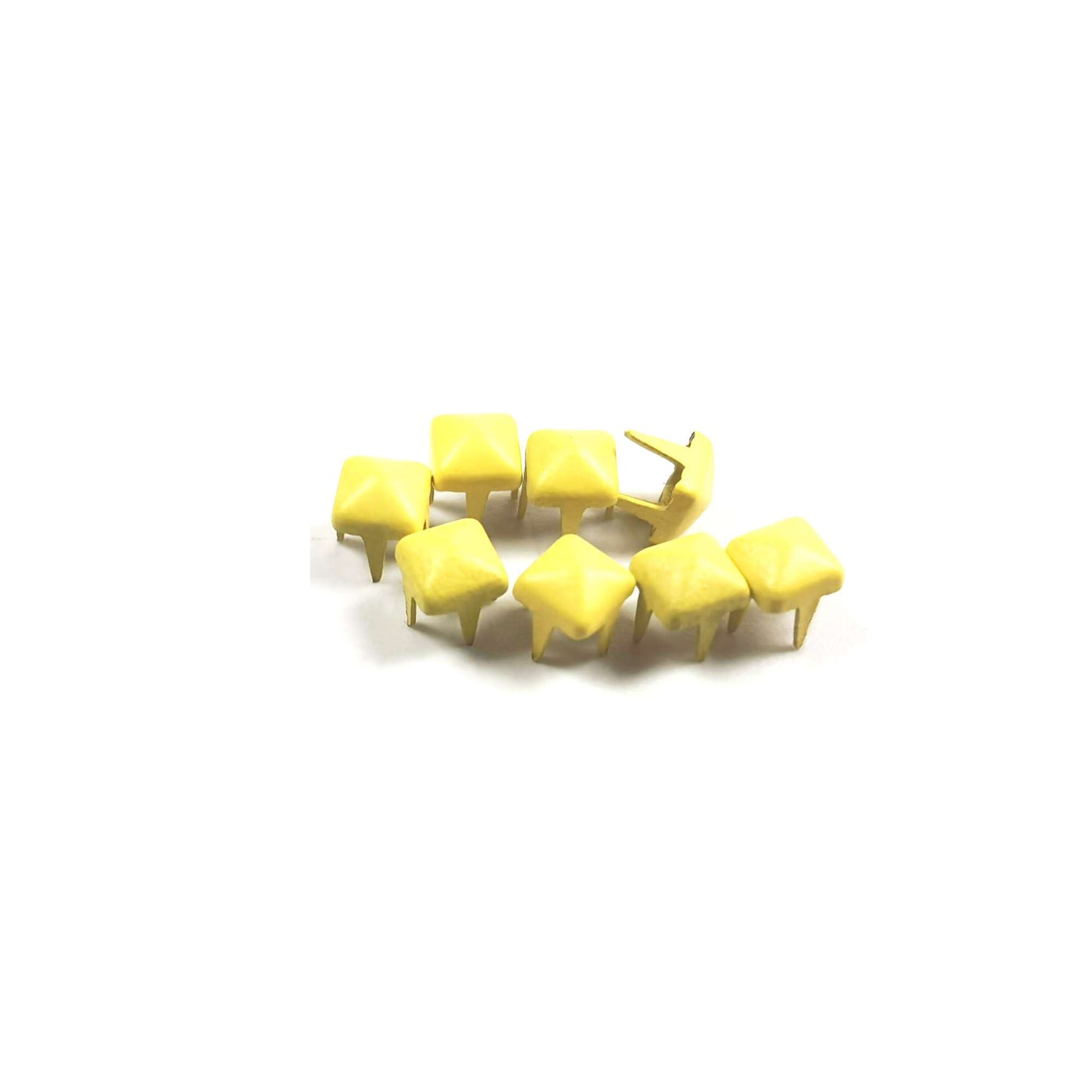 Tiny Doll Claw Rivets Studs 4mm Yellow