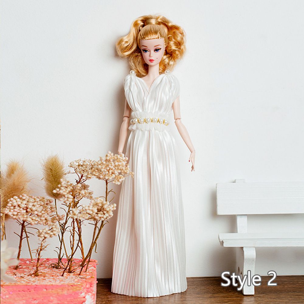 White Doll Gown Dress